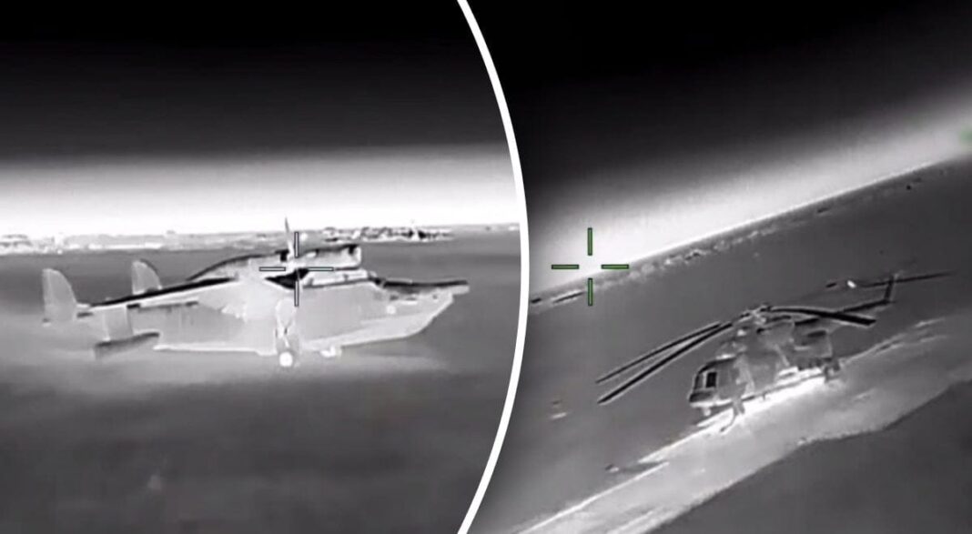 Russian aircraft destroyed