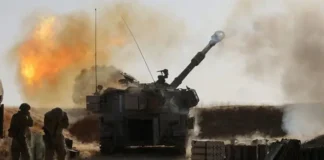 ізраїльська армія розпочала масштабні обстріли центральної частини сектора Газа