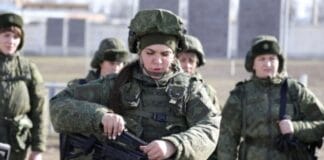 Russian military women