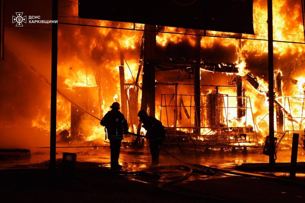 Massive attack in Kharkiv