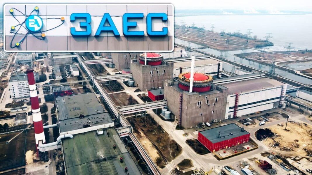 312876 Запорізька АЕС під час війни, вид з повітря