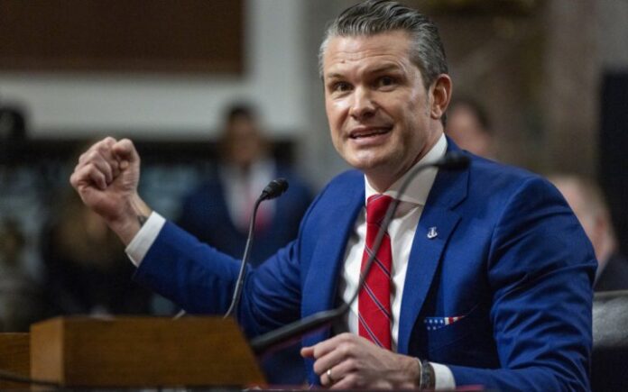67951261a6a96 Міністр оборони США Піт Гегсет виступає на зустрічі НАТО