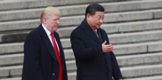 Президент США Дональд Трамп і голова КНР Сі Цзіньпін