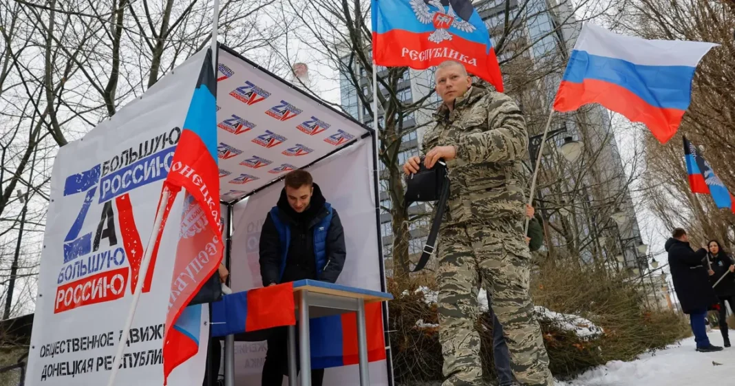 Російські переселенці на окупованих територіях України