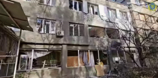 Зруйнована дитяча лікарня після російського обстрілу в Херсоні