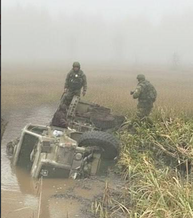 Screenshot_2 Затоплені окопи російських військових у районі Шебекіно після прориву дамби, жовтень 2025 року.