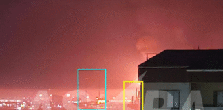 Пожежа після атаки безпілотників на нафтохімічний завод «Ставролен» у Будьоновську