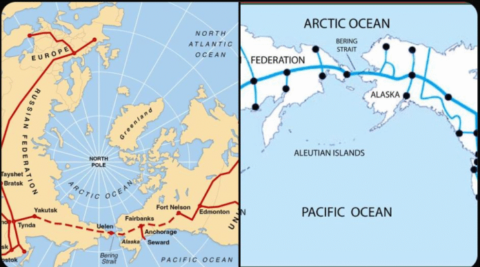 Screenshot_2 Карта Берингової протоки між Росією та США — потенційна локація тунелю