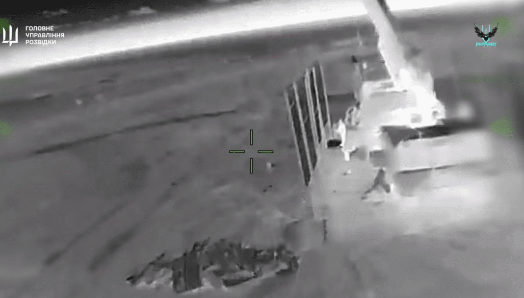 Russian radar positions destroyed after a strike by Ukrainian scouts in Crimea.