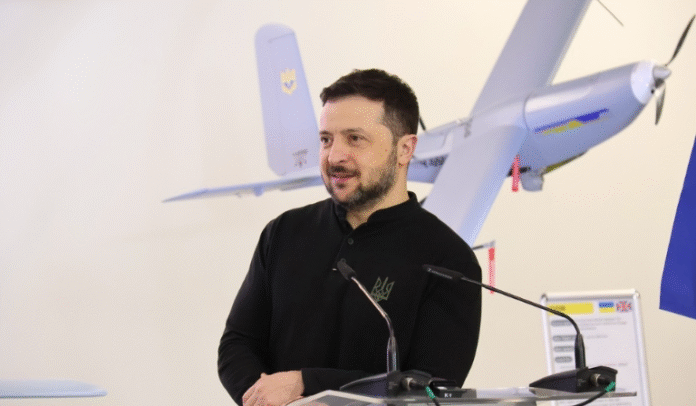 Screenshot_3 Володимир Зеленський говорить про масштабне виробництво дронів-перехоплювачів і закупівлю нових винищувачів для України.