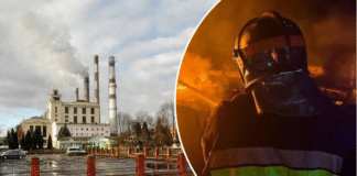 Пошкоджена теплоелектростанція ДТЕК після ракетно-дронової атаки РФ