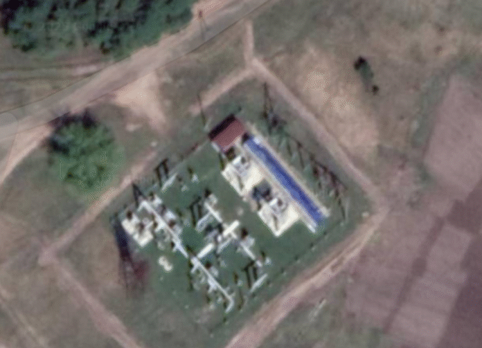 Пошкоджена електропідстанція після атаки безпілотників у Ржавце Шебекінського району Бєлгородської області