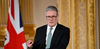 Прем’єр-міністр Кір Стармер під час виступу