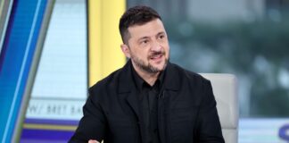Президент Володимир Зеленський під час інтерв’ю Fox News, 2025 рік