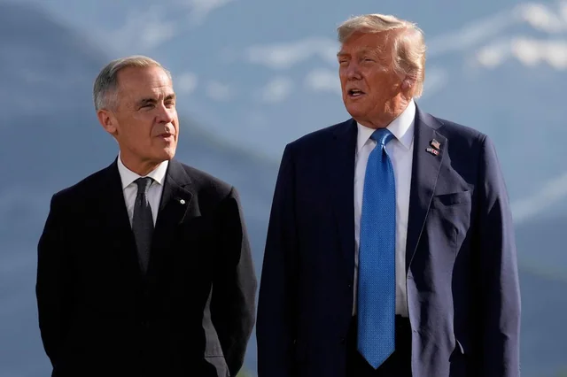 carney-says-canadas-trade-situation-with-u-s-differs-from-v0-7G0OhEt93MlkjV_on7LL6_6AzOS1i3XBgvxNRscx5_8 Марк Карні і Дональд Трамп