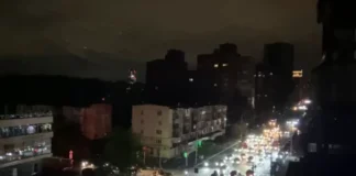 Kyiv during power outages in winter.