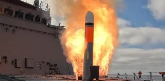 Запуск крилатої ракети Tomahawk