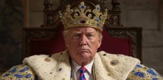 Дональд Трамп у ШІ-відео з короною на голові