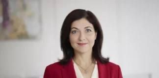 Катеріна Райхе під час візиту до Києва