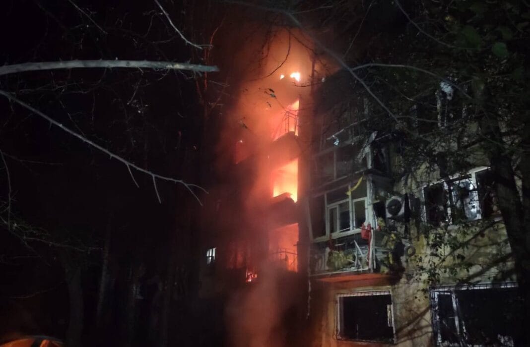 photo_2025-10-19_09-19-42 Consequences of drone attack in Dnipro region - fires in residential buildings