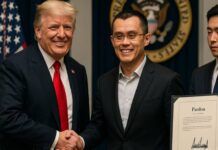 Трамп помилував засновника Binance Чанпена Чжао Президент США Дональд Трамп помилував засновника криптобіржі Binance Чанпена Чжао