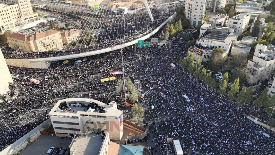 Protests by Orthodox Jews in Jerusalem