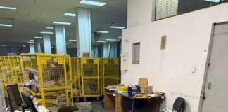 Наслідки вибуху у відділенні «Укрпошти»