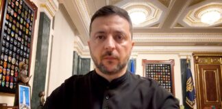 Президент Володимир Зеленський під час звернення, 15 жовтня 2025 року.