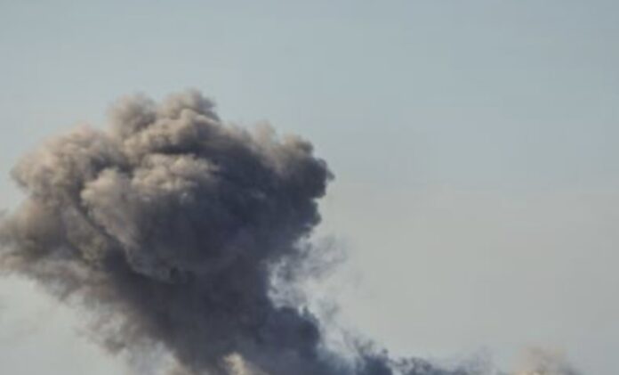 Consequences of the drone strike on Kharkiv