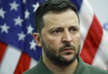 Володимир Зеленський під час візиту в США