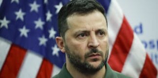 Володимир Зеленський під час візиту в США