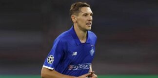 Former Dynamo footballer Denys Harmash, who was mobilised to the Armed Forces of Ukraine