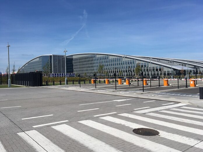 NATO Headquarters building in Brussels