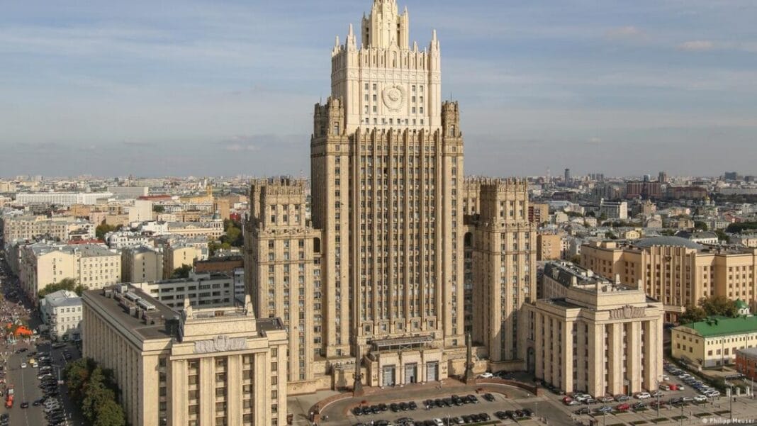 The building of the Russian Ministry of Foreign Affairs in Moscow