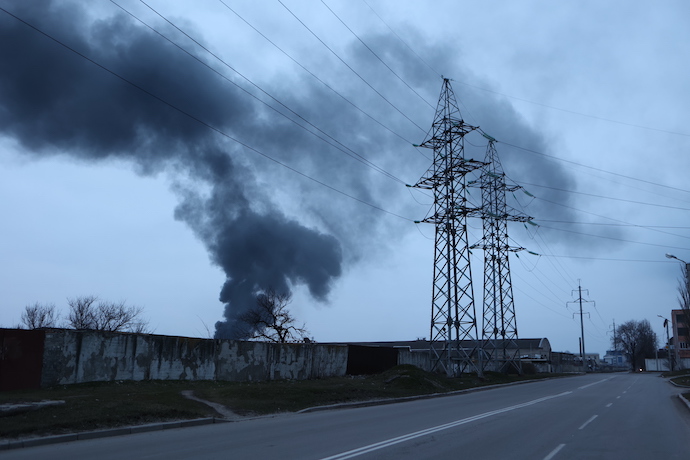 Russian Missile Attack On Kharkiv Energy Sector Kharkiv without power after Russian attack