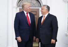 Орбан хоче переконати Трампа зустрітися з путіним Віктор Орбан і Дональд Трамп під час зустрічі у США