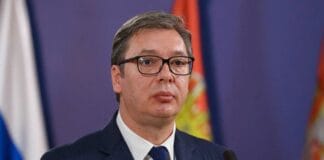 Президент Сербії Олександр Вучич оголошує про звернення до США