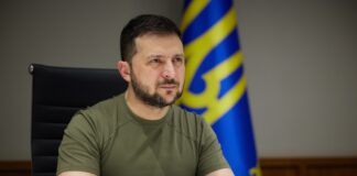 Президент України Володимир Зеленський під час звернення