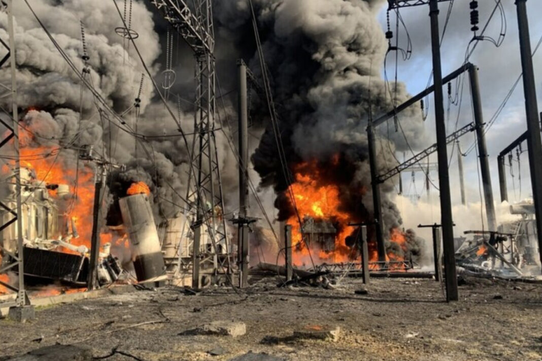 Зруйновані енергетичні об’єкти після російської атаки