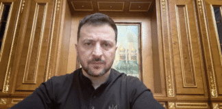 Президент Володимир Зеленський під час виступу