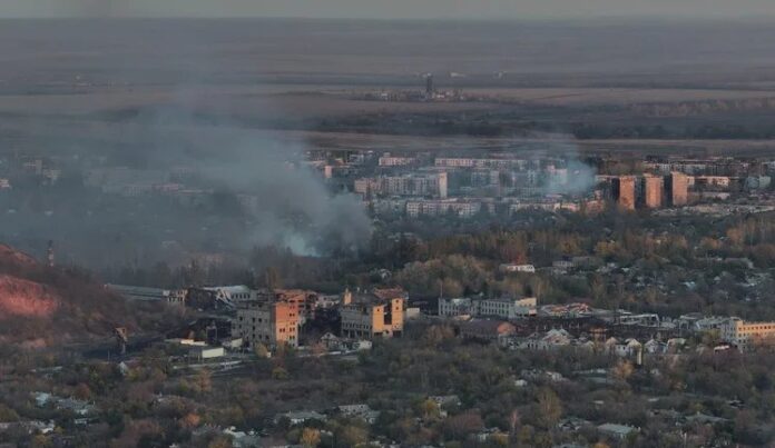 747x433 Наслідки бойових дій поблизу Покровська на Донеччині