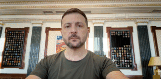 Президент Володимир Зеленський під час звернення