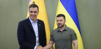 Прем’єр Іспанії Педро Санчес і президент України Володимир Зеленський