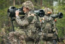 The British army is ready to fight against Russia British military