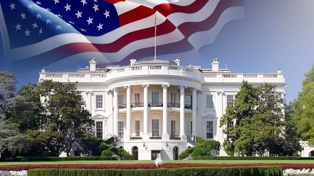 The White House building in Washington, DC