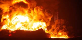 Naftogaz's infrastructure destroyed. Illustrative photo