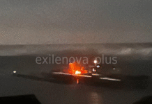 Дим над Туапсинським морським нафтовим терміналом