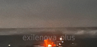 Дим над Туапсинським морським нафтовим терміналом