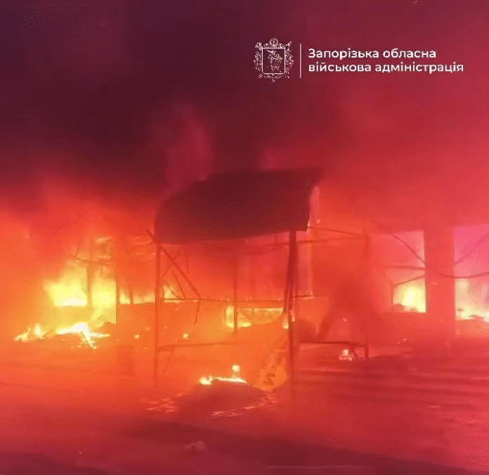 Screenshot_1 Пошкоджені будівлі після ударів російських КАБів по Запоріжжю