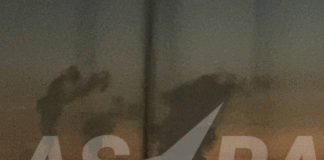 Дим і полум’я над територією нафтохімічного заводу в Стерлітамаку